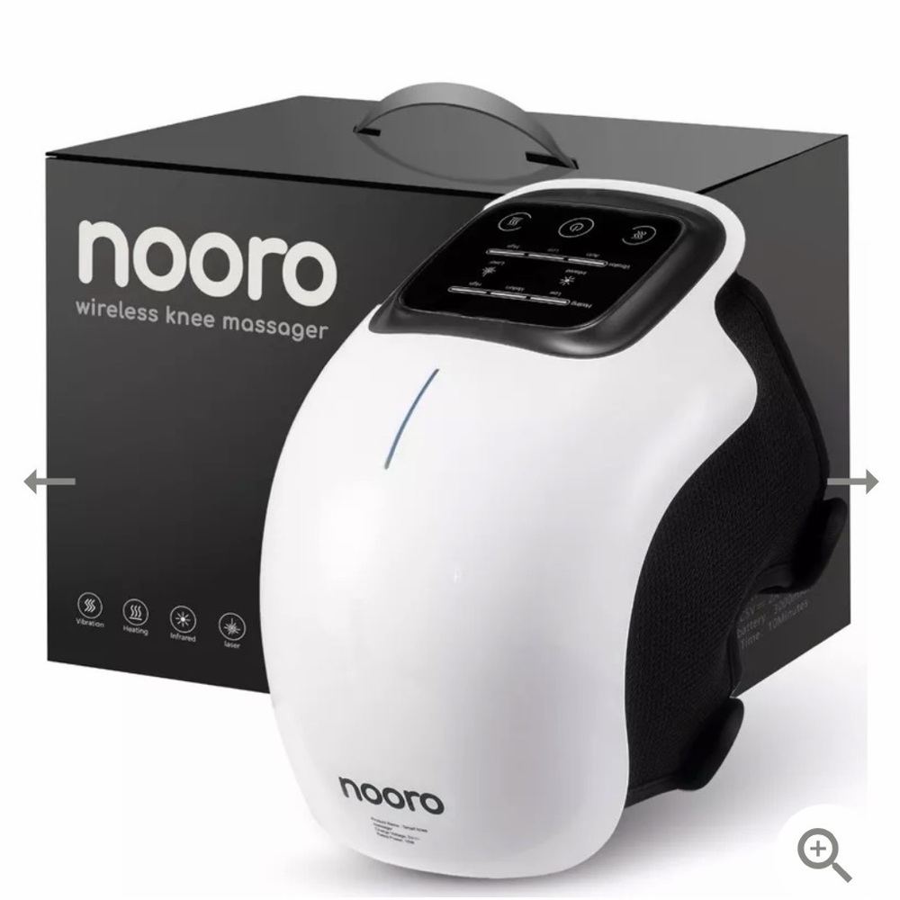 New Nooro Knee Massager Heat Red Light Massage